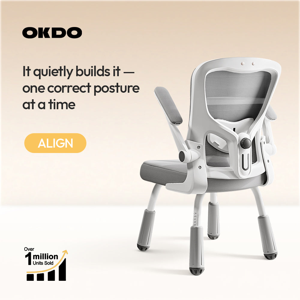 OKDO ALIGN Ergonomic Kids Study Chair – product view
