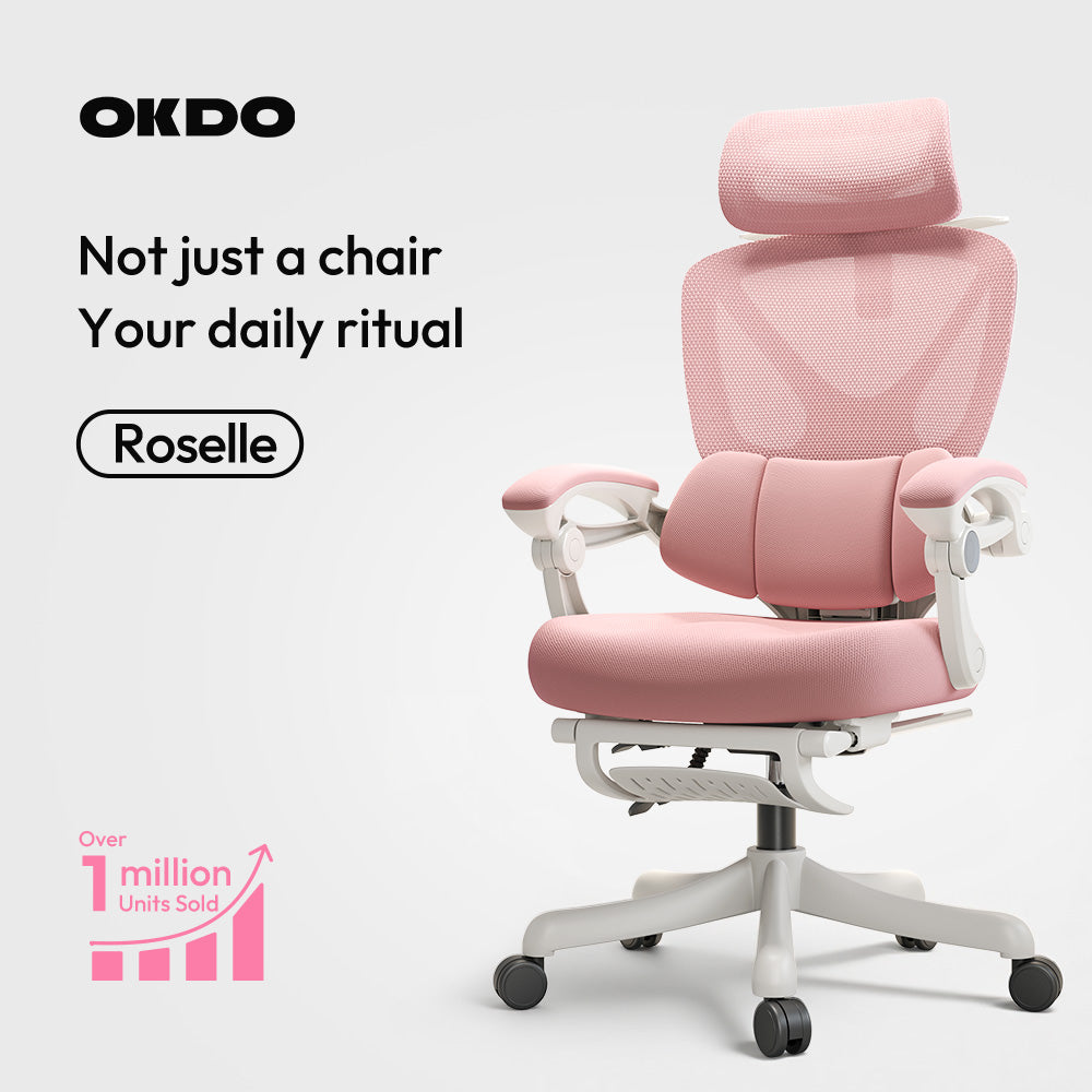 OKDO Roselle Ergonomic Office and Gaming Chair – product view