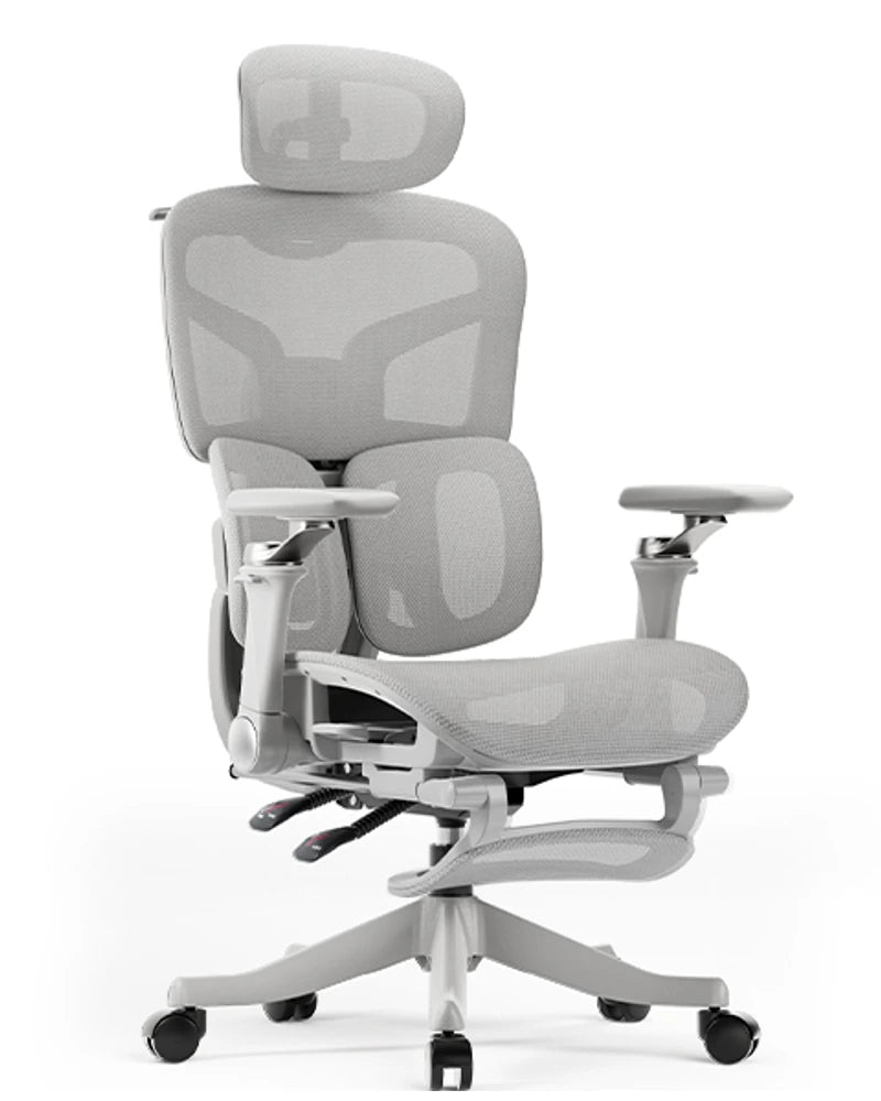 OKDO VARI S950 ergonomic chair in a 15-degree side-front view